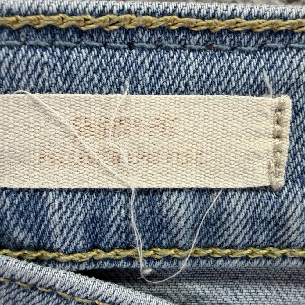 Hollister Jeans Mens 34x32 Blue Cotton Denim Straight Travel Workwear Stretch
